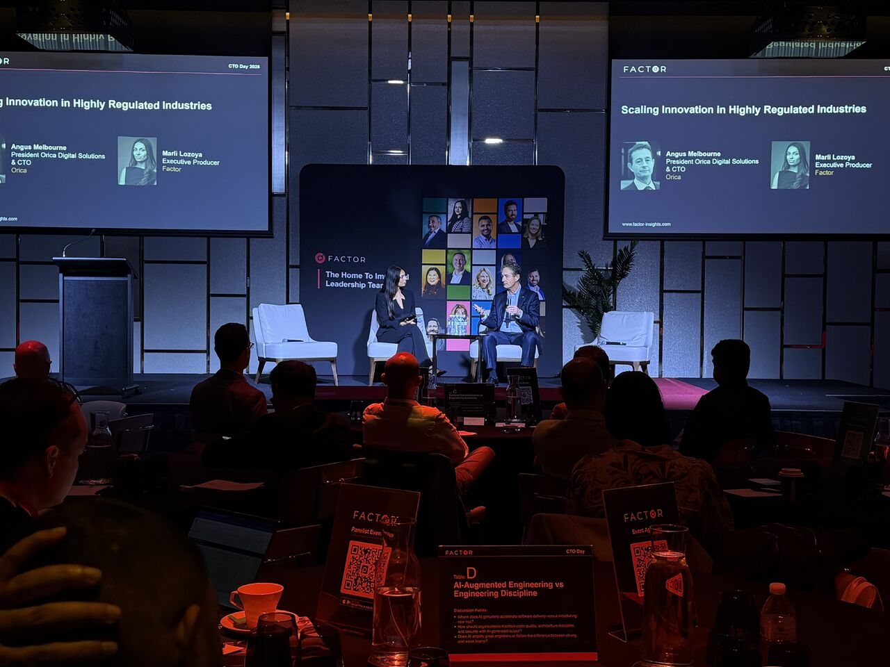 Factor live event environment