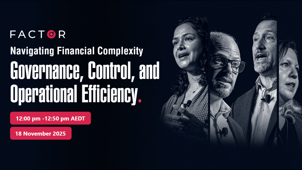 Governance Control and Operational Efficiency campaign artwork