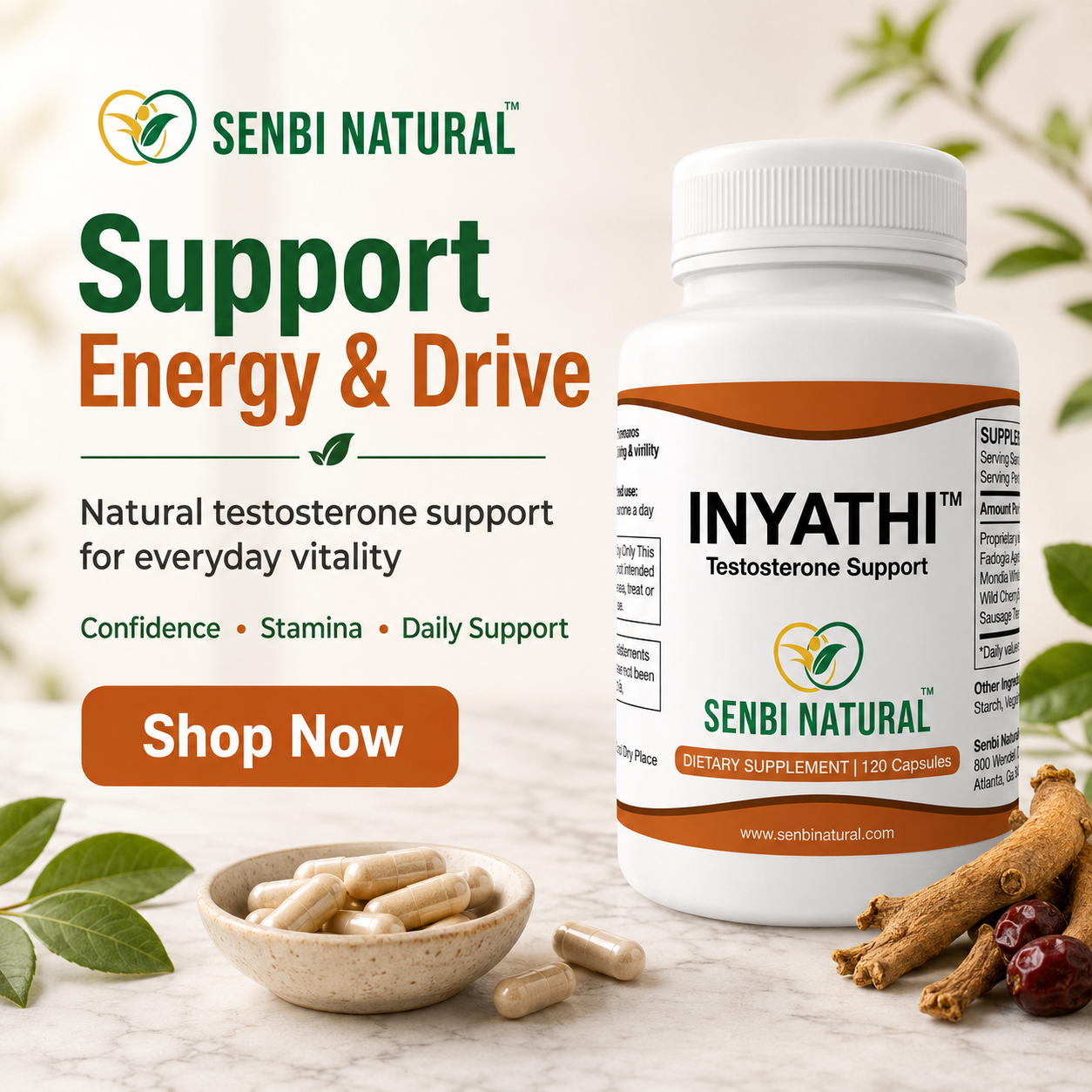 Senbi Natural Inyathi energy and drive social design