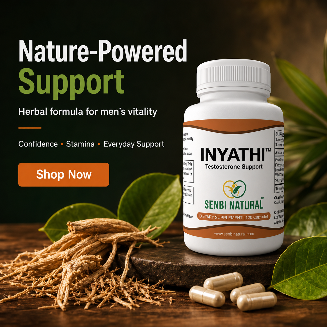 Senbi Natural Inyathi nature-powered support social design